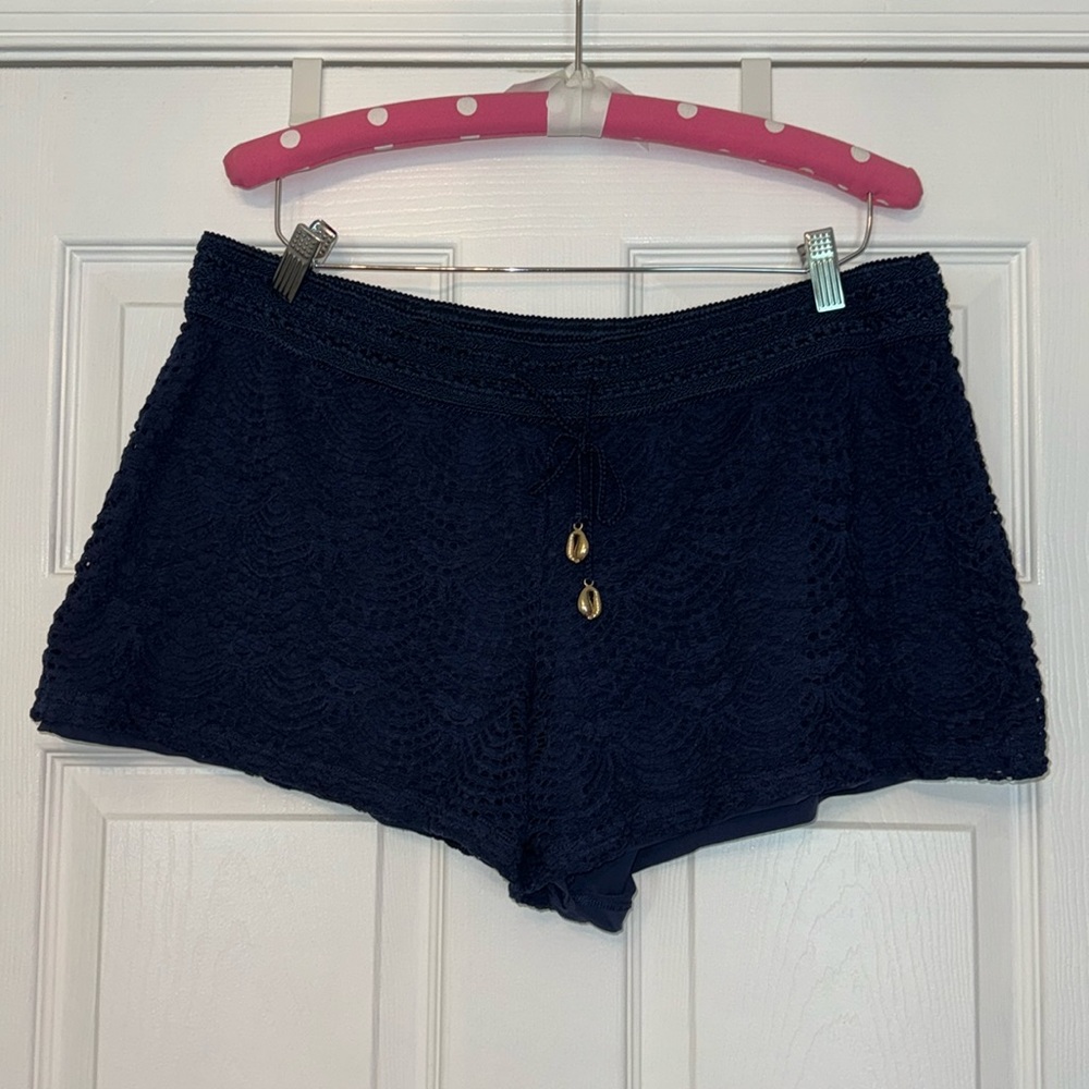 Blue Lilly Pulitzer Lacey Shorts